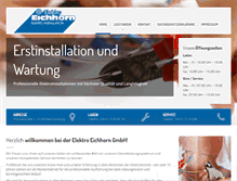 Tablet Screenshot of eichhorngmbh.de